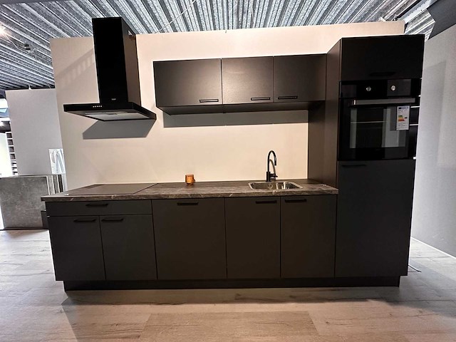 Häcker concept130 uno grafiet mat recht keuken - afbeelding 8 van  23