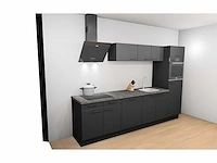 Häcker concept130 uno zwart mat recht keuken - afbeelding 17 van  22