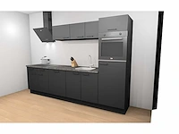 Häcker concept130 uno zwart mat recht keuken - afbeelding 18 van  22
