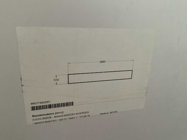 Häcker keukenopstelling ssk 125 arctis weiss 366cm plus 180cm - afbeelding 3 van  12