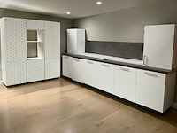 Häcker keukenopstelling ssk 125 arctis weiss 366cm plus 180cm