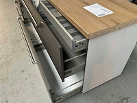 Häcker keukenopstelling zilverbruin 360cm met xxl lades - afbeelding 3 van  5