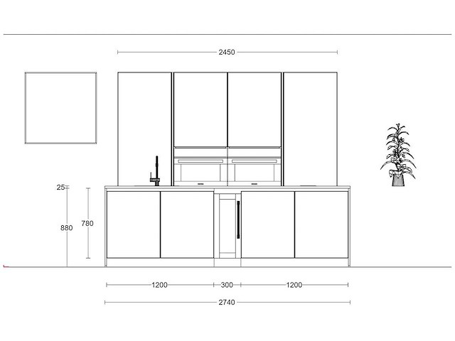 Häcker topsoft mat zwart eiland keuken - afbeelding 10 van  24