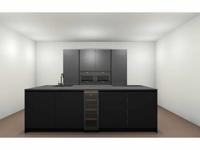 Häcker topsoft mat zwart eiland keuken - afbeelding 9 van  31