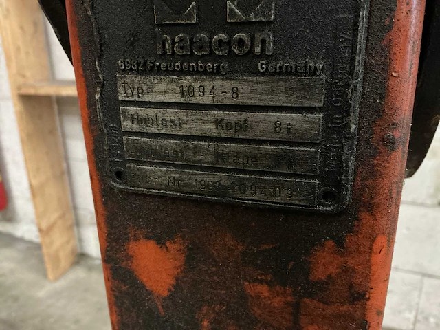 Hacon 1094.4 oplegger steunpoot (2x) - afbeelding 5 van  7