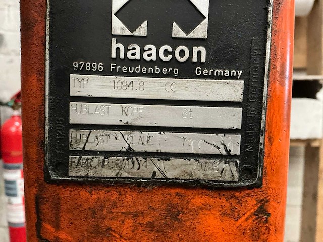 Hacon 1094.4 oplegger steunpoot (2x) - afbeelding 7 van  7