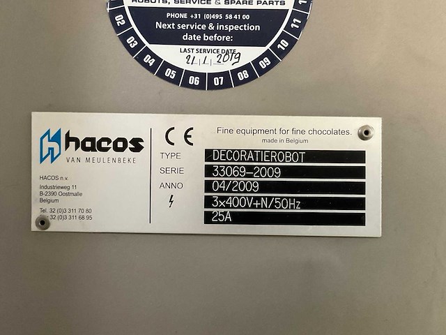 Hacos chocolade sjabloon lijn - afbeelding 35 van  44