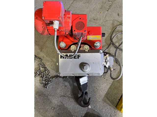 Hadef - elektrische kettingtakel 1.000kg - afbeelding 2 van  7