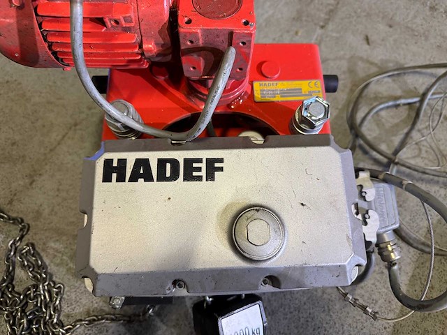 Hadef - elektrische kettingtakel 1.000kg - afbeelding 3 van  7