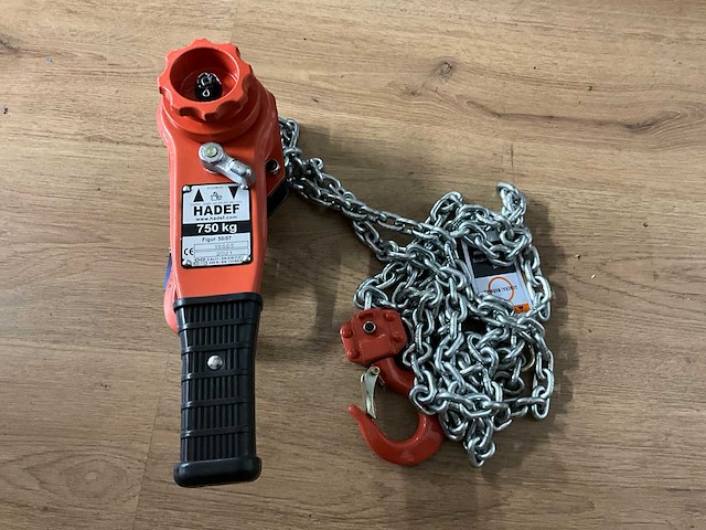 Hadef 800 kg kettingtakel - afbeelding 1 van  2