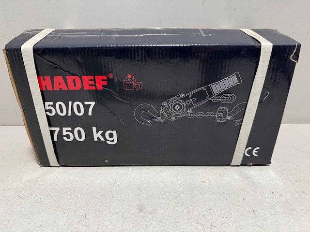 Hadef handtakel rateltakel 750kg - afbeelding 1 van  1