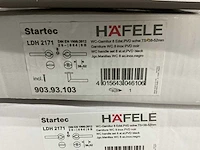 Háfele - ldh-2171 - 8 sets deurklinken inclusief wc-badkamersluiting - afbeelding 3 van  6