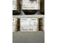 Hager - afm416g - aardlekautomaat 4-polig 16 a b-karakteristiek 6 ka, 300 ma klasse a (6x) - afbeelding 3 van  5
