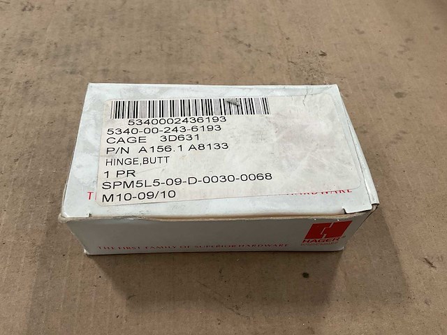 Hager companies hinge butt (6x) - afbeelding 3 van  4