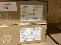 Hager gd108n mini verdeler (2x) - afbeelding 2 van  3