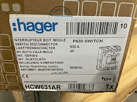 Hager h3+ p630 4p hcw631ar vermogensschakelaar - afbeelding 2 van  2