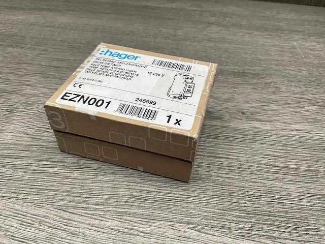 Hager tijdrelais opkomend vertraagd (2x) - afbeelding 2 van  2