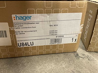 Hager u84lu + u84ls kabel aansluitkast (leeg) (2x) - afbeelding 2 van  2