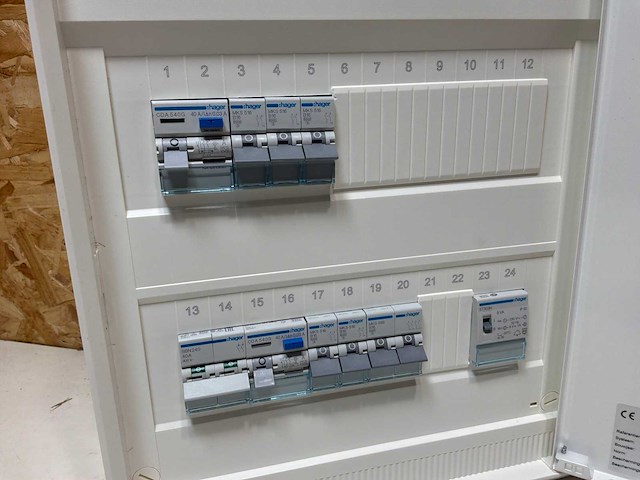 Hager va24cn opbouw verdeelkast (2x) - afbeelding 8 van  10