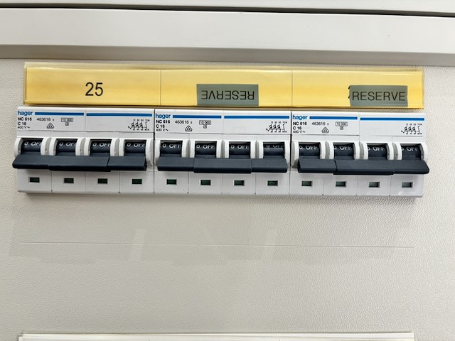 Hager verdeelinrichting kast, hager, fg26w, wit - afbeelding 5 van  33