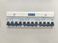 Hager verdeelinrichting kast, hager, fg26w, wit - afbeelding 6 van  33