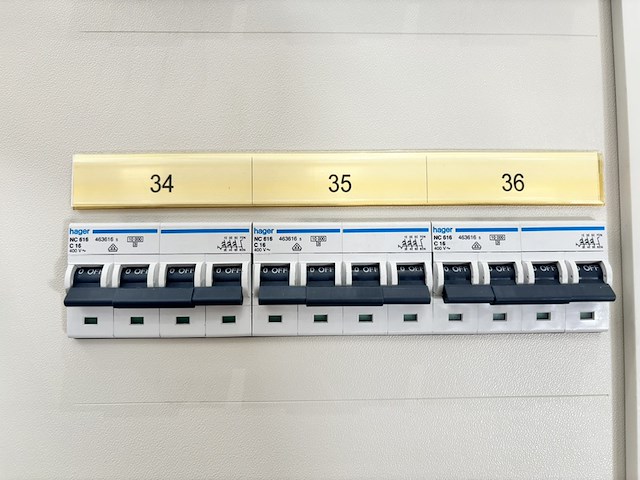 Hager verdeelinrichting kast, hager, fg26w, wit - afbeelding 8 van  33