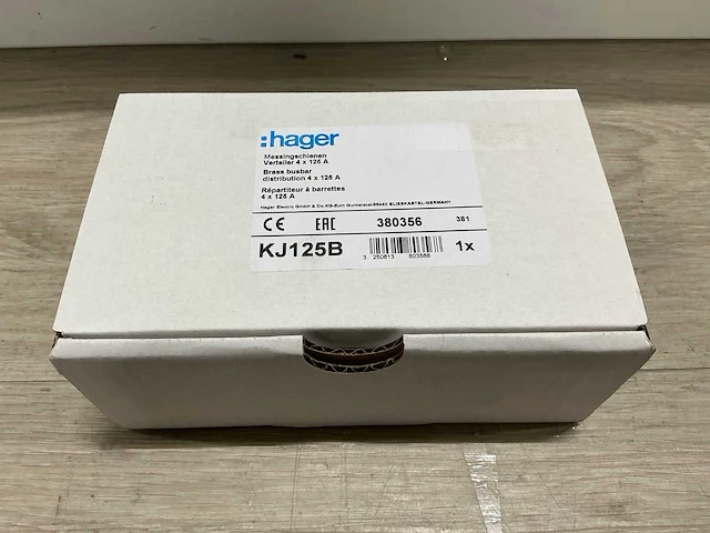 Hager verdelerklem 4-polig 125a (21x) - afbeelding 3 van  5