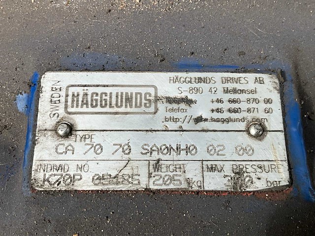 Hägglunds ca 70 70 saonho 02 00 radiaalzuigermotor - afbeelding 7 van  7