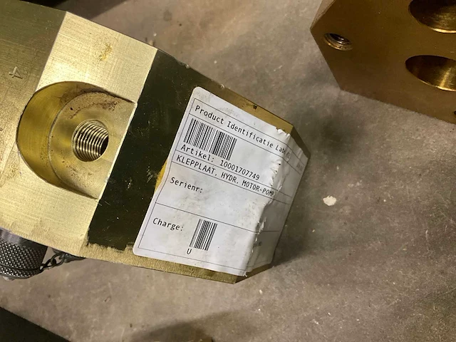 Häggo hg05 klepplaat hydraulische motor-pomp (5x) - afbeelding 6 van  6