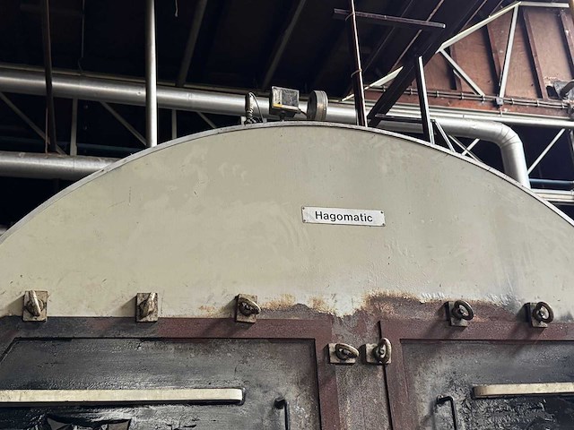 Hagomatic industriële stoomketel - v.v weishaupt rgms9/1-d gasbrander + kanaalwerk - afbeelding 4 van  9