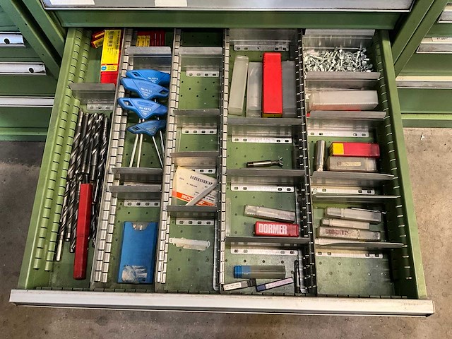 Hagro gereedschaps ladekast met inhoud - afbeelding 9 van  13