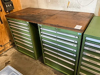 Hagro werktafelblad met ladekast - afbeelding 1 van  10