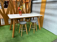 Hahebo bartafel 200x100x105cm + 4x barkruk - afbeelding 1 van  6
