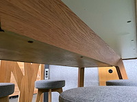 Hahebo bartafel 200x100x105cm + 4x barkruk - afbeelding 3 van  6