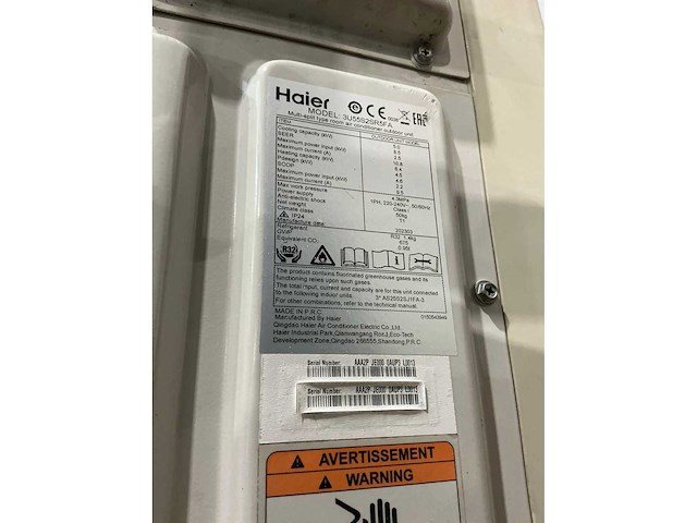 Haier 1u35yegfra-2 airco buitenunit - afbeelding 6 van  6