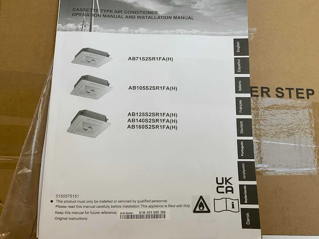 Haier ab125s2sr1fa(h) airconditioning binnen unit - afbeelding 5 van  5