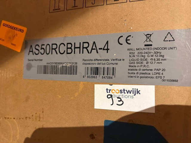 Haier airconditioner (indoor unit) - afbeelding 2 van  2