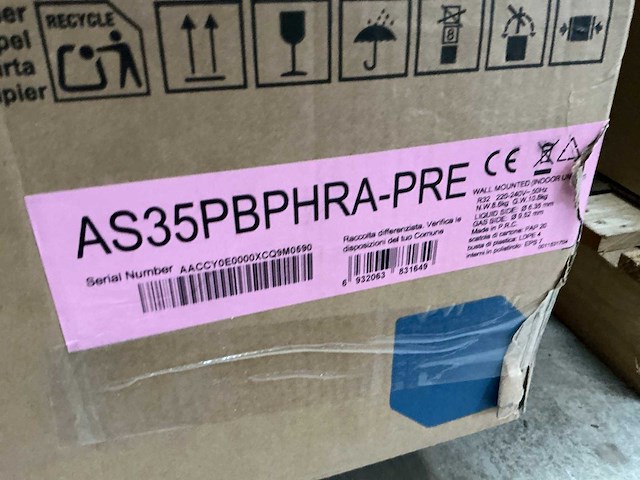 Haier as35pbphra-pre airconditioning binnenunit - afbeelding 4 van  4