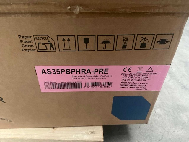 Haier as35pbphra-pre airconditioning binnenunit - afbeelding 4 van  4