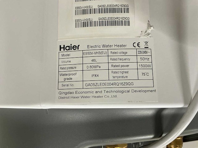 Haier es30v-vh3 boiler - afbeelding 4 van  6