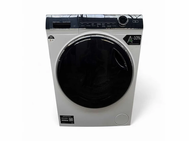 Haier hw90bd14979eugdf i-pro 7 wasmachine voorlader 9 kg 1400 rpm 65 db automatisch doseren - afbeelding 2 van  7