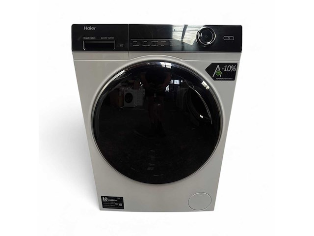 Haier i-pro series 7 plus hw90-bd14979eu1 wasmachine voorlader 9 kg 1400 rpm wit duits display - afbeelding 2 van  7