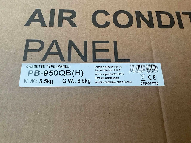 Haier pb-950qb(h) airconditioning panel - afbeelding 4 van  4