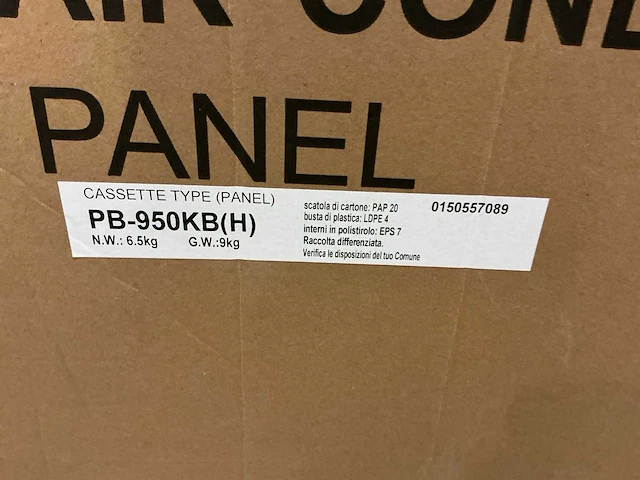 Haier ph-950kb(h) airconditioning paneel - afbeelding 3 van  3