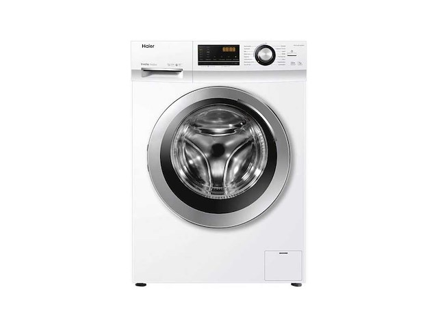 Haier serie 636 hw70-bp14636n wasmachine voorlader 7 kg 1400 rpm wit duits display - afbeelding 1 van  6