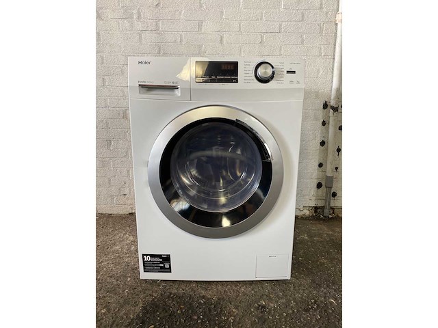 Haier serie 636 hw70-bp14636n wasmachine voorlader 7 kg 1400 rpm wit duits display - afbeelding 3 van  6