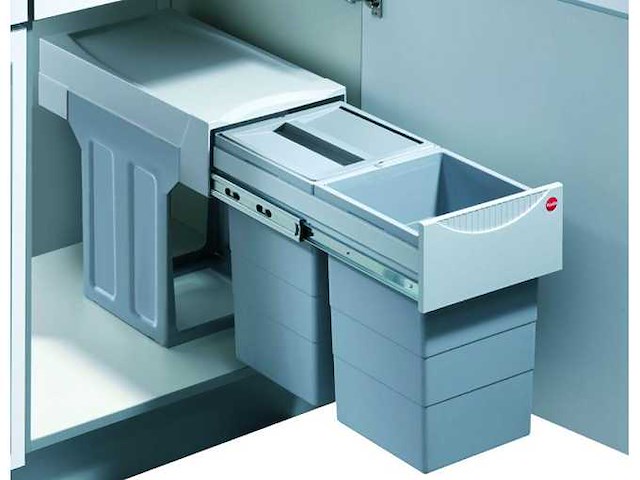 Hailo - as tandem 15/15/d - - inbouw-afvalscheidingssysteem - afbeelding 1 van  6