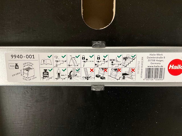 Hailo 9940-001 werkplatform - afbeelding 3 van  3