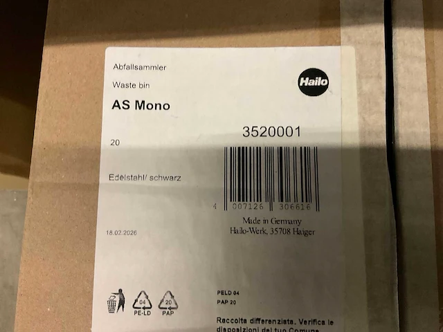 Hailo as mono inbouwafvalemmer - afbeelding 4 van  4