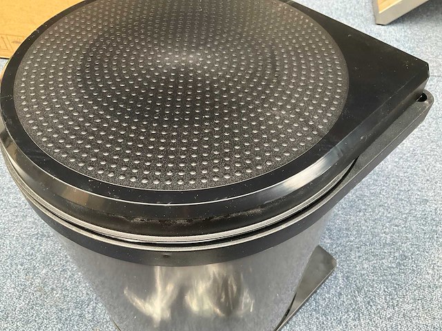 Hailo mono as grijs zwart 3515071 afvalemmer 15l draaideurkasten - afbeelding 1 van  4